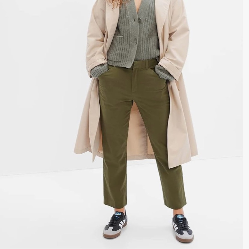 Gap Slim Fit Ankle Khakis - Tall